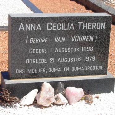 THERON Anna Cecilia nee VAN VUUREN 1898-1979