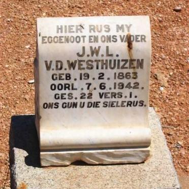 WESTHUIZEN J.W.L., v.d. 1863-1942