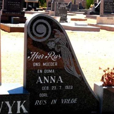 WYK Anna, van 1923-