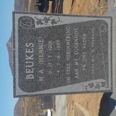 BEUKES H. A. 1918-1987