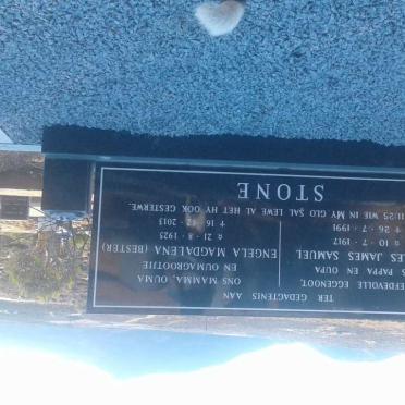 STONE Charles James Samuel 1917-1991 &amp; Engela Magdalena BESTER 1925-2013
