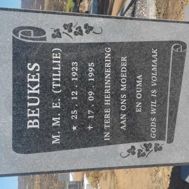 BEUKES M.M.E. 1923-1995
