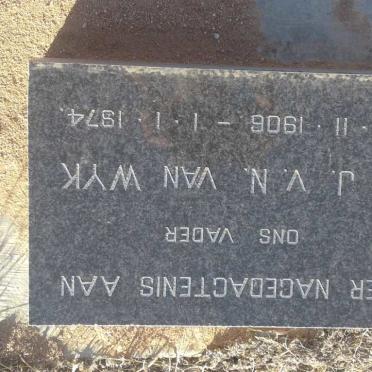 WYK J.J.v.N., van 1906-1974