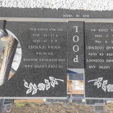 POOL Coenraad 1916-1989 &amp; Anna 1923-2012