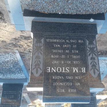 STONE B.M. 1917-1978