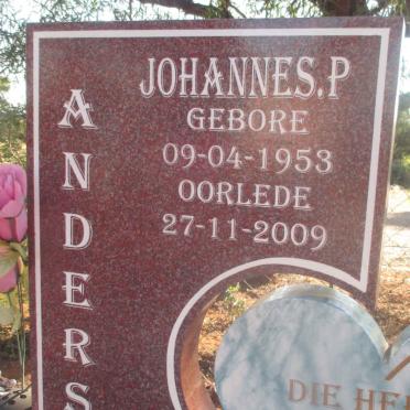 ANDERSON Johannes P. 1953-2009