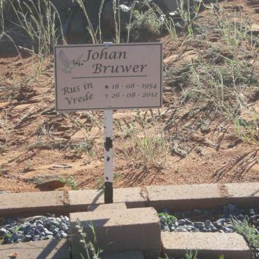 BRUWER Johan 1954-2012