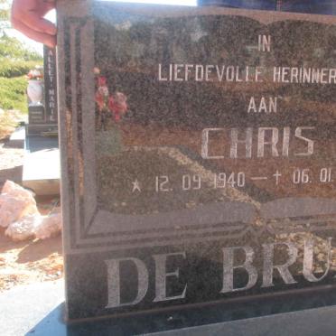BRUIN Chris, de 1940-1997
