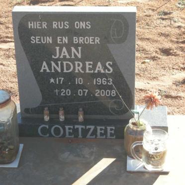 COETZEE Jan Andreas 1963-2008