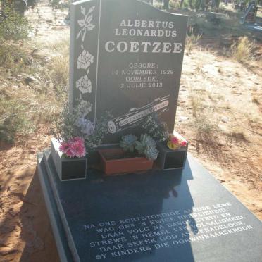 COETZEE Albertus Leonardus 1929-2013