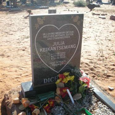 DICHABE Julia Keikantsemang 1943-2013