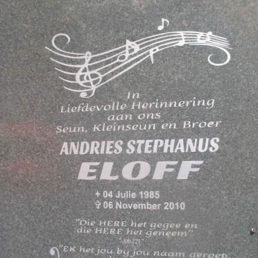 ELOFF Andries Stephanus 1985-2010