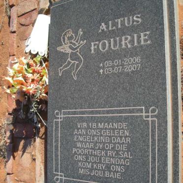 FOURIE Altus 2006-2007