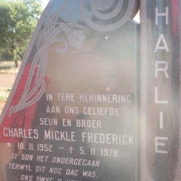 FAIHST Charles Mickle Frederick 1952-1978