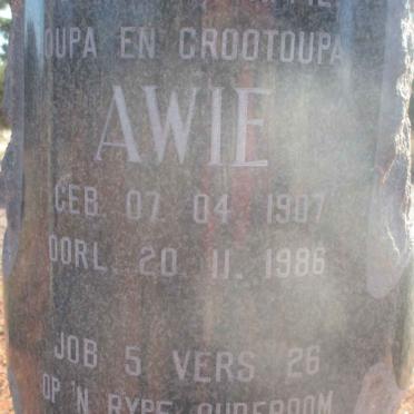 GOUWS A.J. 1907-1986