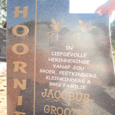 HOORNIET Jacobus 1925-2005