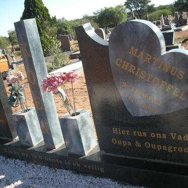 KOEN Martinus Christoffel 19?4-2006 &amp; Anna Wilhelmina 1941-1997