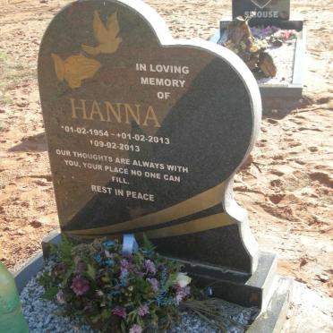 KOORNAAR Hanna 1954-2013