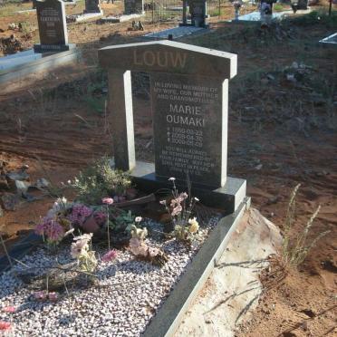 LOUW Marie Oumaki 1950-2009
