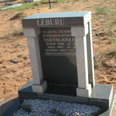 LEBURU Tsietsi Josep? 1950-2007