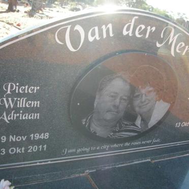MERWE Pieter Willem Adriaan, van der 1948-2011 &amp; Magrieta Leona 1955-
