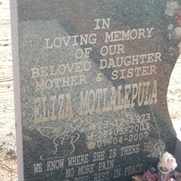 MOTLALEPULA Eliza 1973-2007