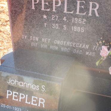 PEPLER Johannes S. 1933-2014 :: PEPLER J.S. 1962-1985
