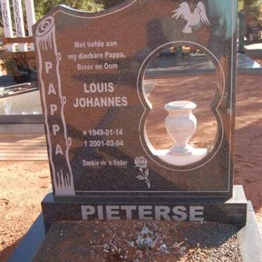 PIETERSE Louis Johannes 1949-2001