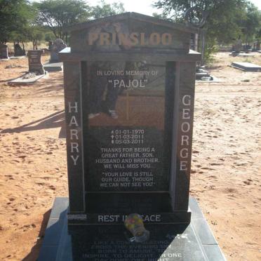 PRINSLOO Harry George 1970-2011