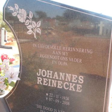 REINECKE Johannes 1924-2008