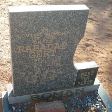 ROMAN Rabadap Gert 1973-2008