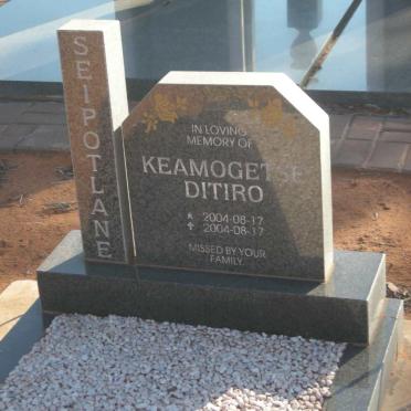 SEIPOTLANE Keamogetse Ditiro 2004-2004