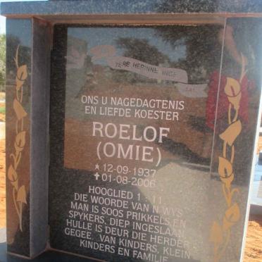 VISAGIE Roelof 1937-2006