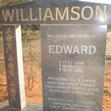 WILLIAMSON Edward 1939-2007
