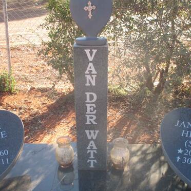 VAN DER WATT familiegraf