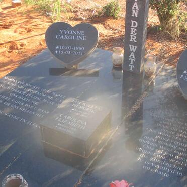 WATT Jan Willem Hendrik, van der 1958-2005 &amp; Yvonne Caroline 1960-2011