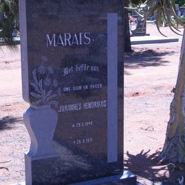 MARAIS Johannes Hendrikus 1948-1971