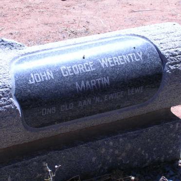 MARTIN John George Werently