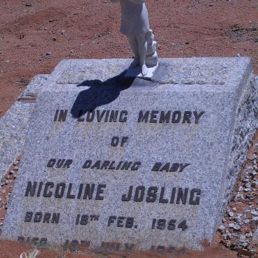 JOSLING Nicolene 1954-1954