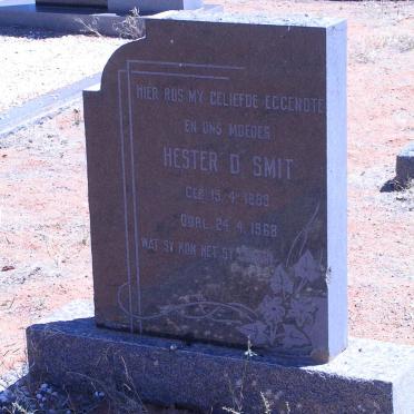 SMIT Hester D. 1889-1968