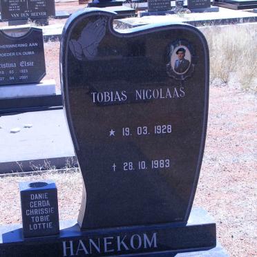 HANEKOM Tobias Nicolaas 1928-1983