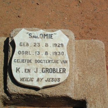GROBLER Salome 1929-1930