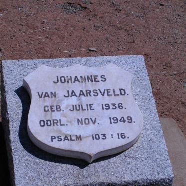 JAARSVELD Johannes, van 1936-1949