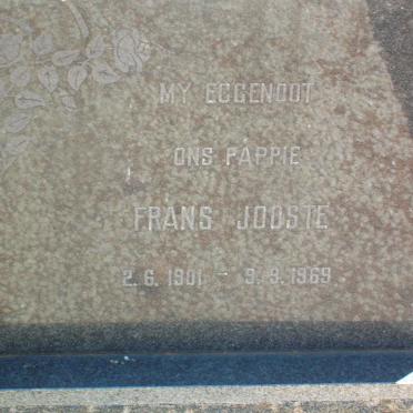 JOOSTE Frans 1901-1969
