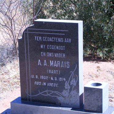 MARAIS A.A. 1902-1974