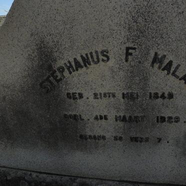 MALAN Stephanus F. 1849-1929