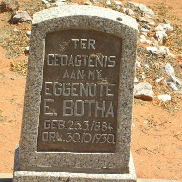 BOTHA E. 1884-1930