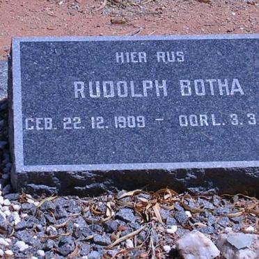 BOTHA Rudolph 1909-1932