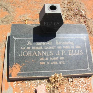 ELLIS Johannes J.P. 1901-1970