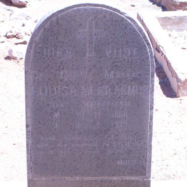 ERASMUS Louisa M. geb. IMMELMAN 1866-1935